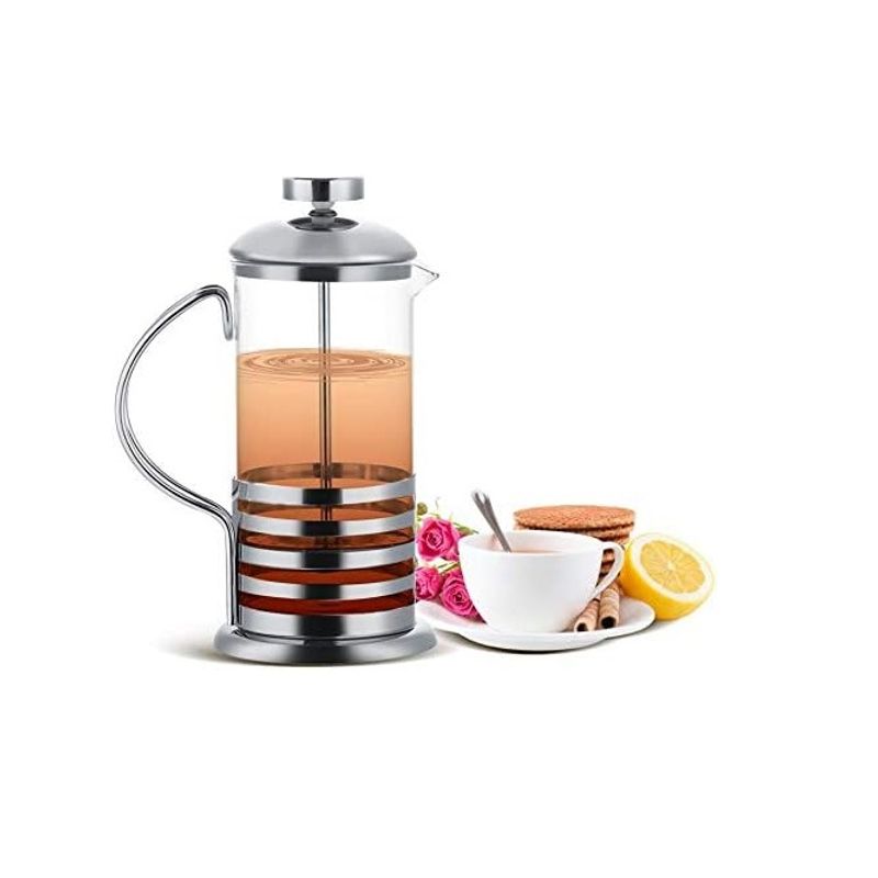 GENERICO - Prensa Francesa 1000ml Filtro Vidrio Cafetera Tetera Filtro