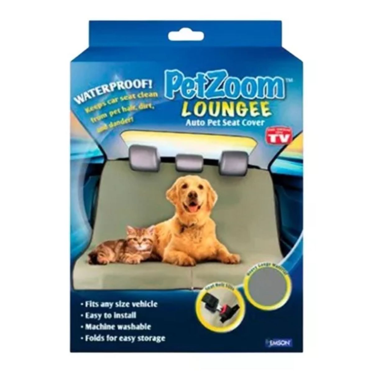 OEM - Funda Protector Cubre Asiento Auto Mueble Pet Zoom Loungee