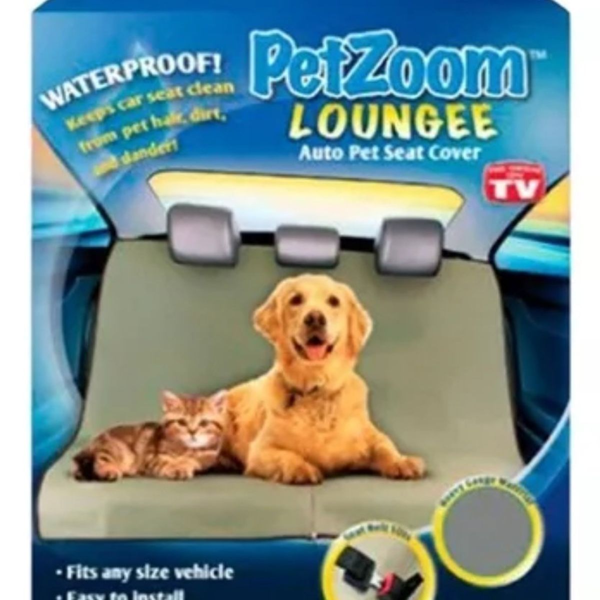 OEM - Funda Protector Cubre Asiento Auto Mueble Pet Zoom Loungee