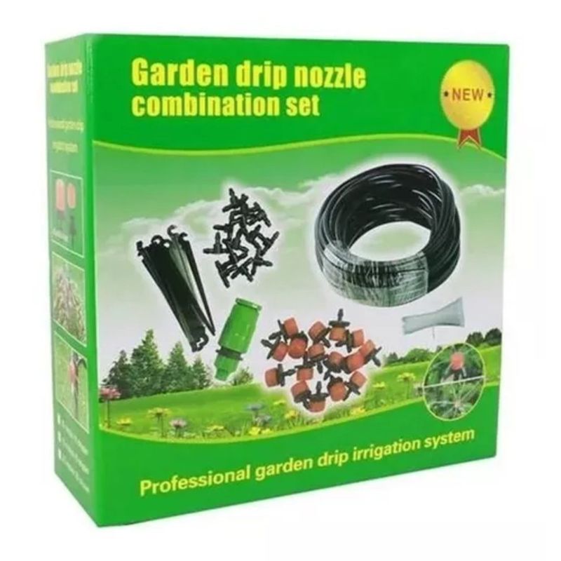 OEM - Manguera Con Sistema Riego Goteo Kit Plantas Jardín