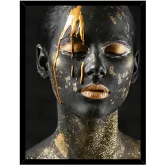 GENERICO - Cuadro Decorativo Mujer Artistico 4 Medidas 30x40 CM