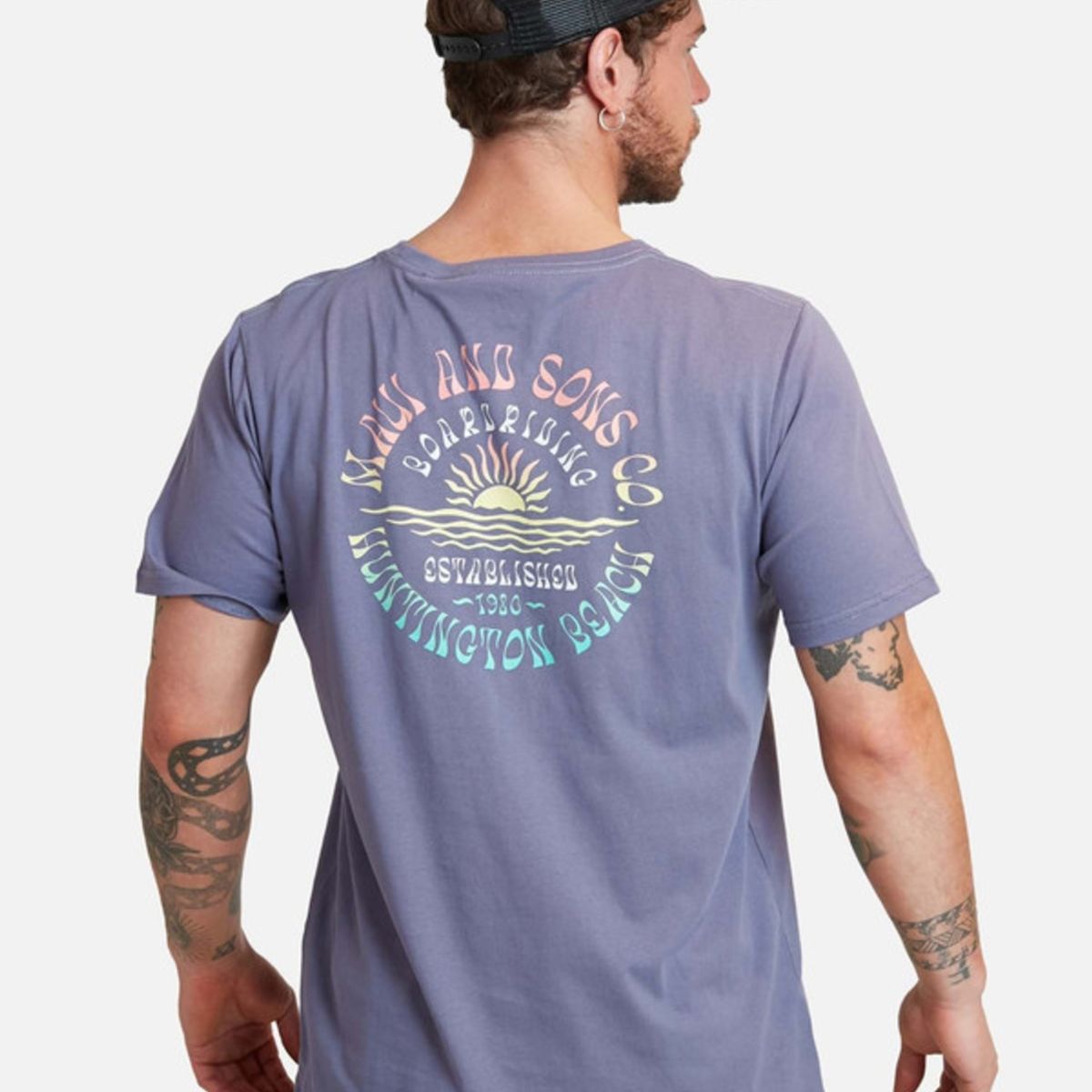 MAUI AND SONS - Pack Polera Jockey Hombre Morado Maui and sons.