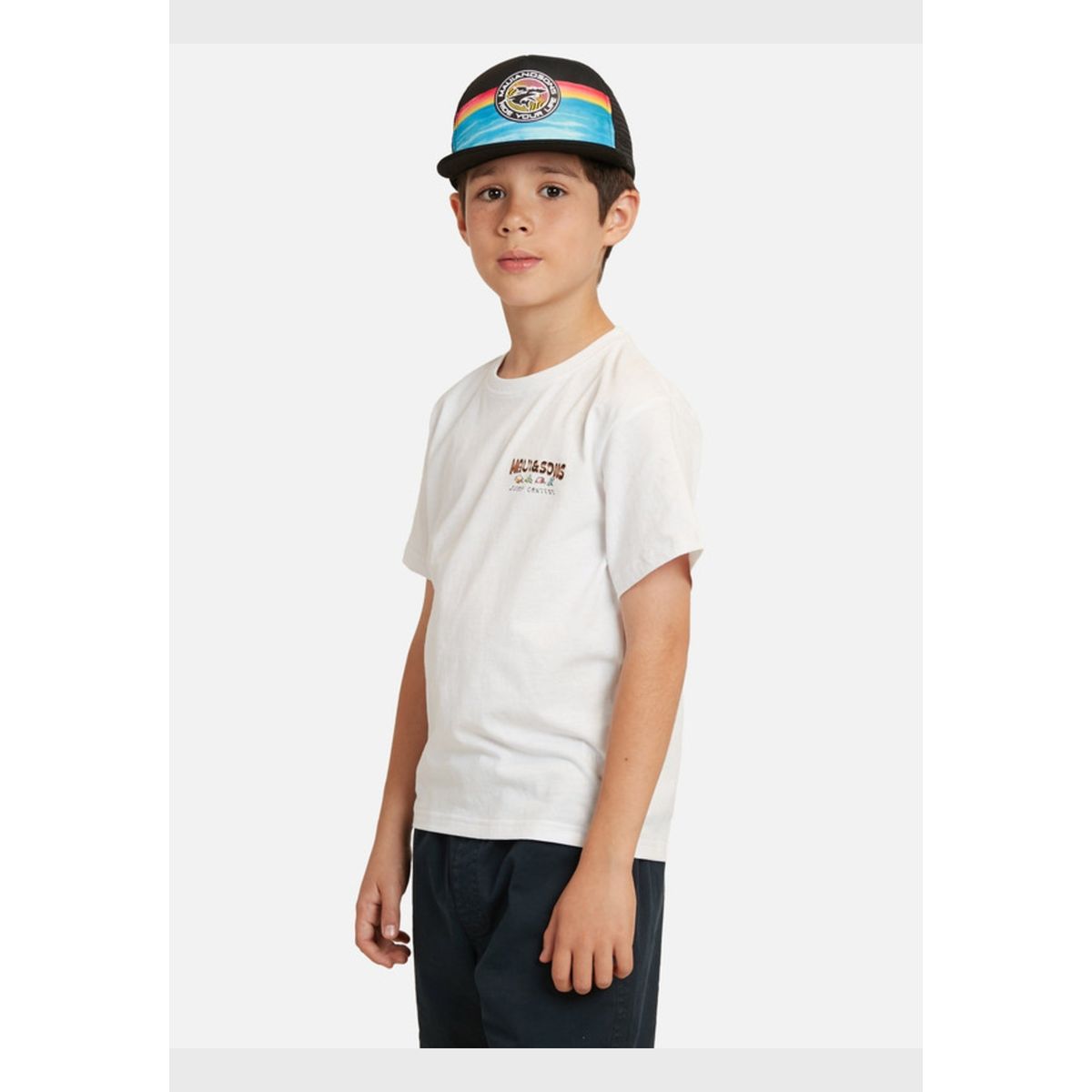 MAUI AND SONS - Pack Polera Jockey Infantil Blanco Maui and sons