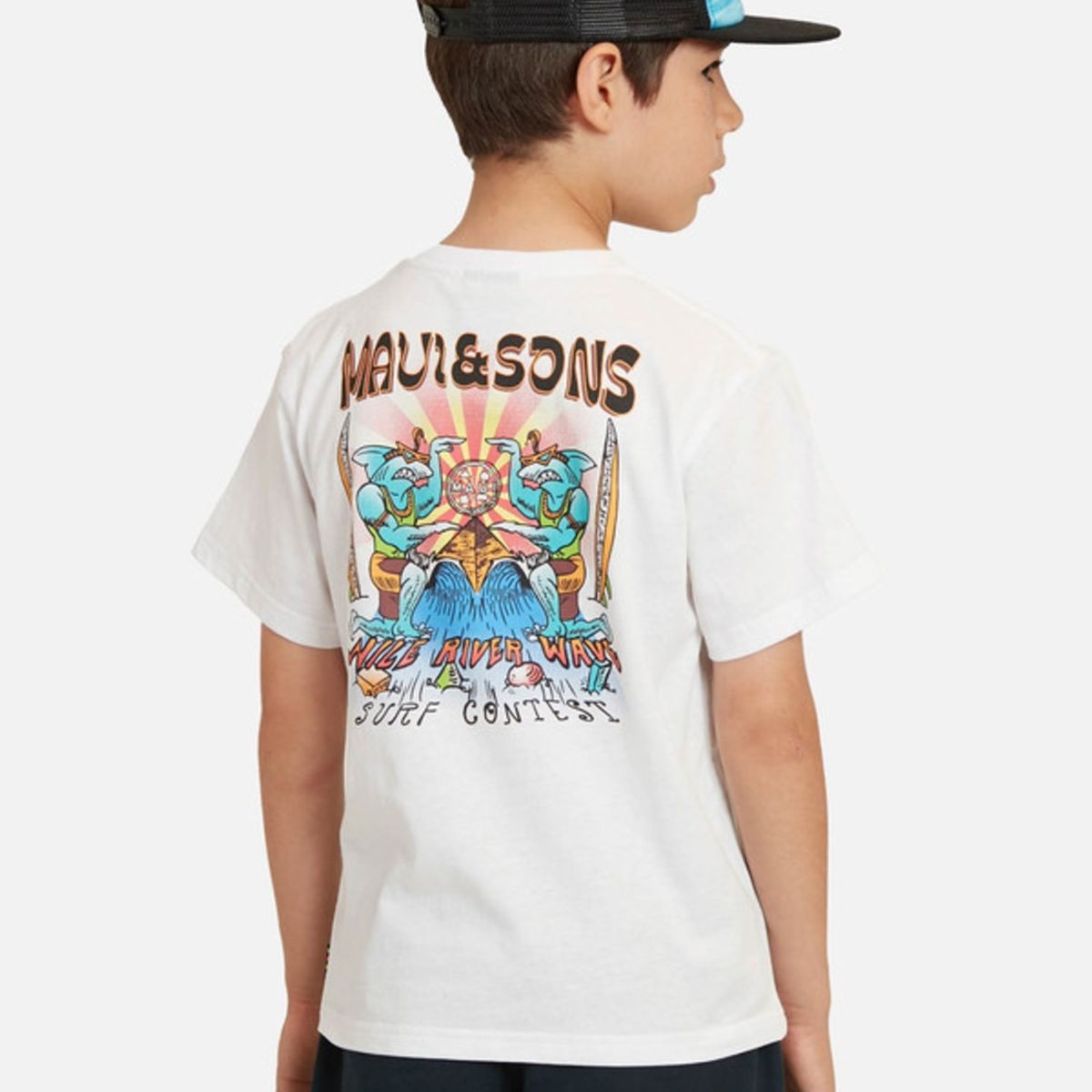 MAUI AND SONS - Pack Polera Jockey Infantil Blanco Maui and sons