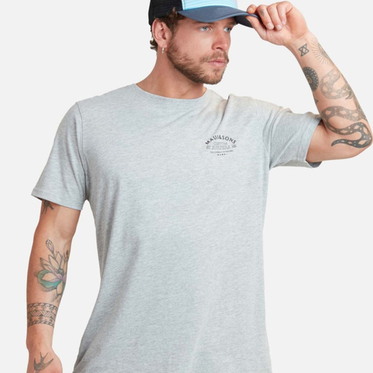 MAUI AND SONS - Pack Polera Jockey Hombre Gris claro Maui and sons