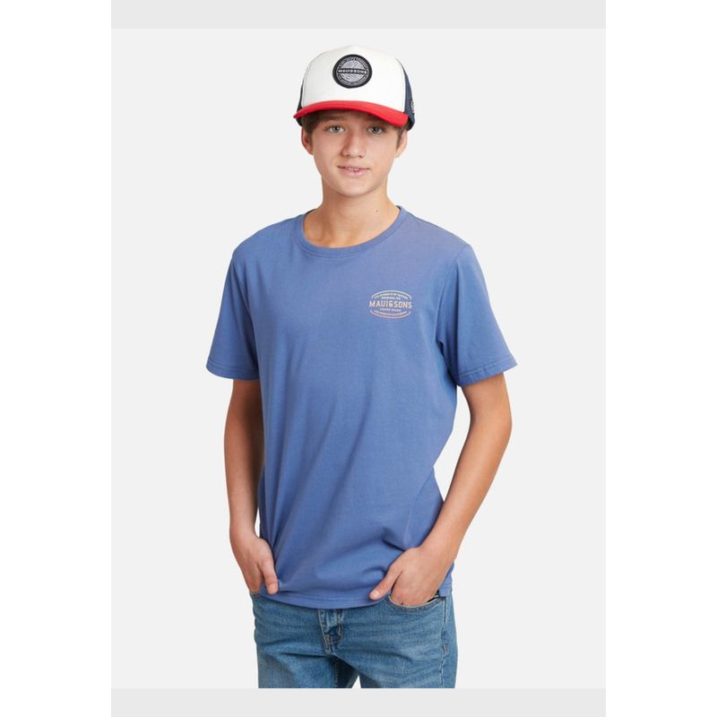 MAUI AND SONS - Pack Polera Jockey Infantil Azul Maui and sons