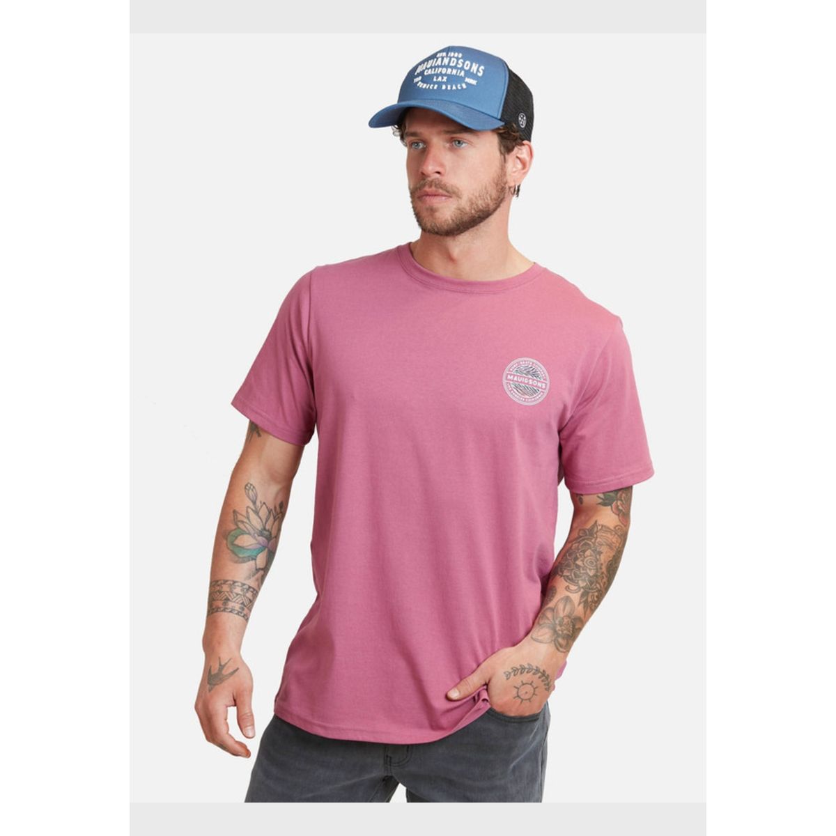 MAUI AND SONS - Pack Polera Jockey Hombre Rojo Maui and sons