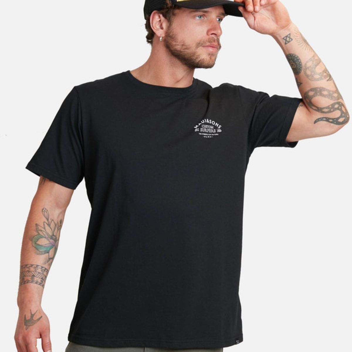 MAUI AND SONS - Pack Polera Jockey Hombre Negro Maui and sons