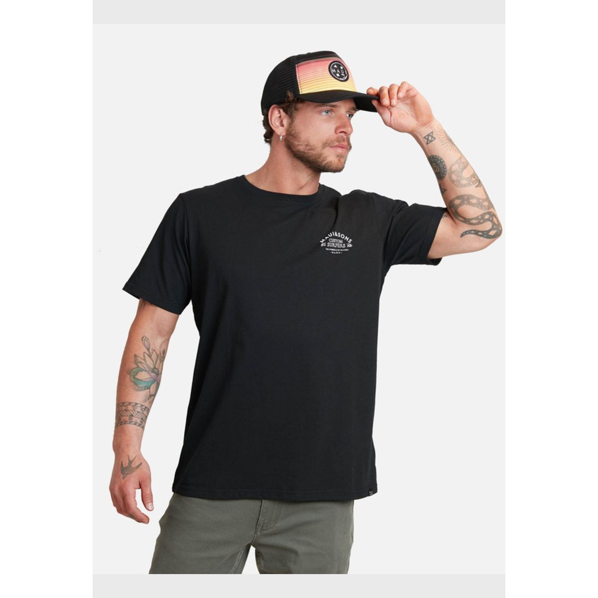 MAUI AND SONS - Pack Polera Jockey Hombre Negro Maui and sons