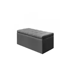 MUEBLES HVM - Baul Cofre stella Negro 40x40x90
