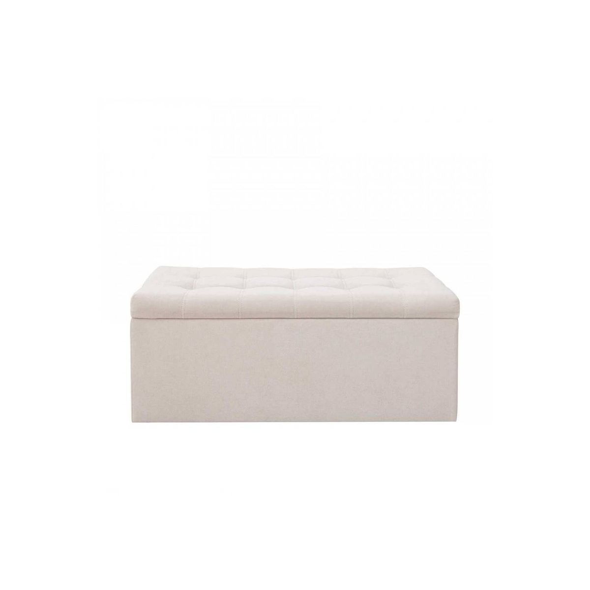 MUEBLES HVM - Baul Cofre stella Blanco Invierno 0x40x90
