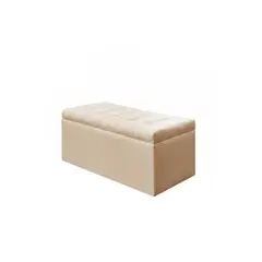MUEBLES HVM - Baul Cofre stella Beige 40x40x90