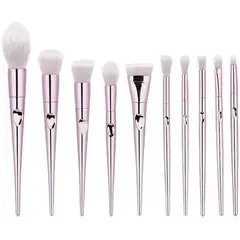 JESSUP BRUSHES - Set 10 Brochas Luxury Metallic Pink – T260