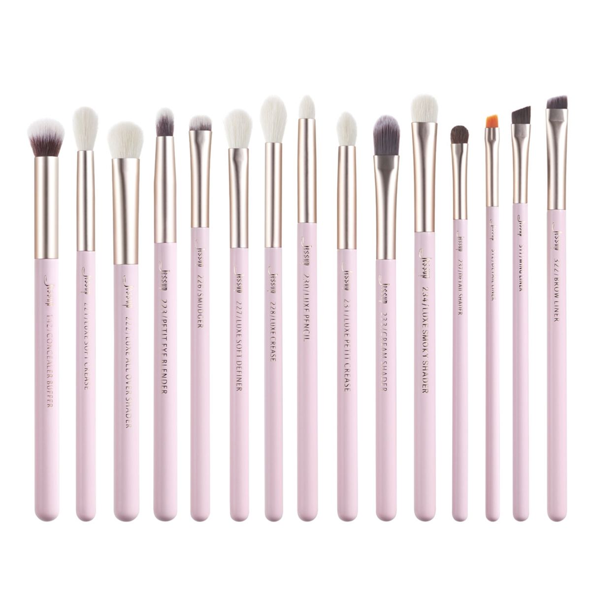 JESSUP BRUSHES - Set 15 Brochas Mua Blushing Bride Jessup Brushes T294