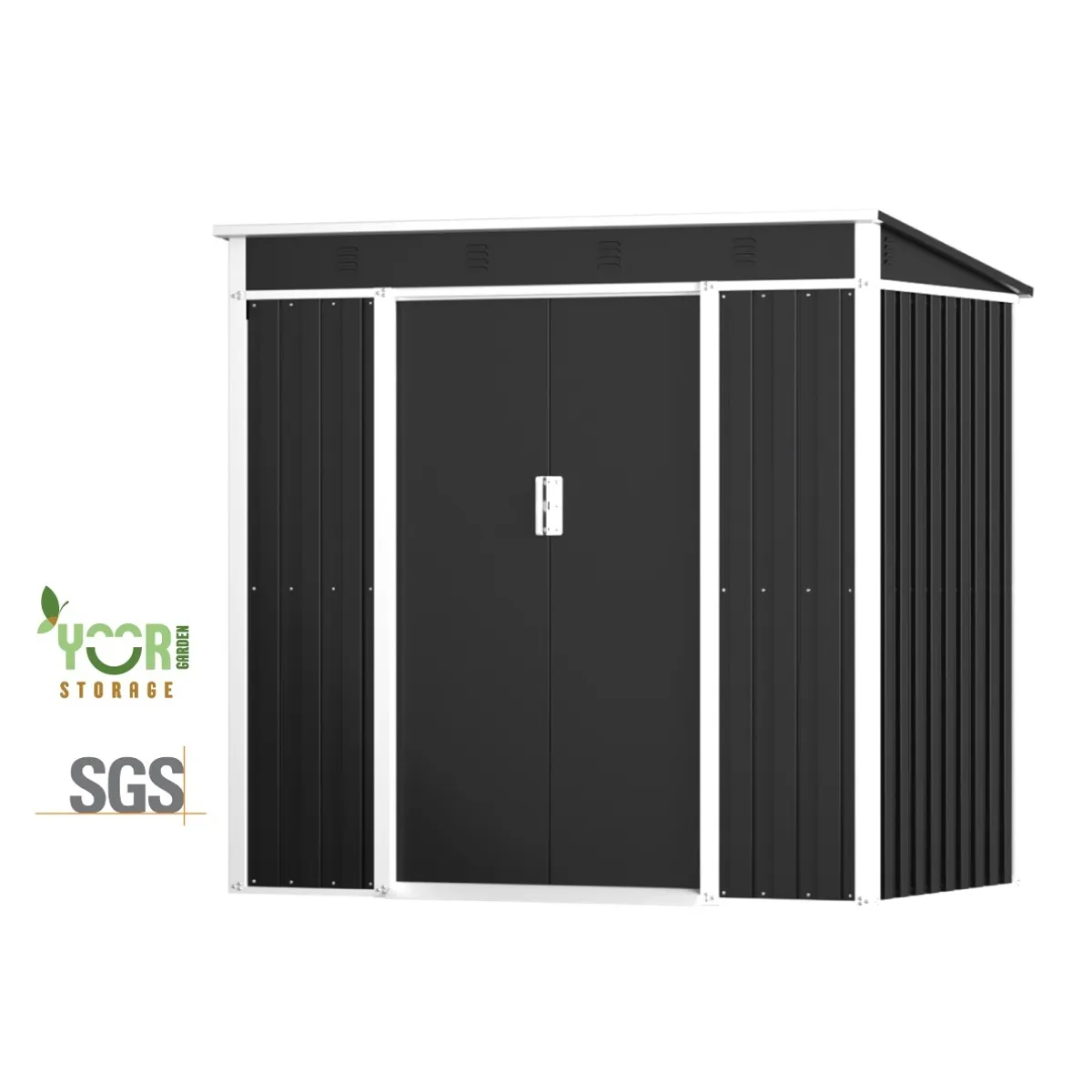 GENERICO - Bodega jardín Your Garden A2 Negro Alt 185 * Anch 192 * Prof 125 Cm.