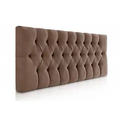 MUEBLES HVM - Respaldo Capitone Antonia HVM 2P Cafe