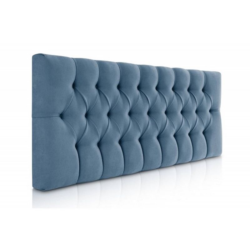 MUEBLES HVM - Respaldo Capitone Antonia HVM 2P Azul  petroleo