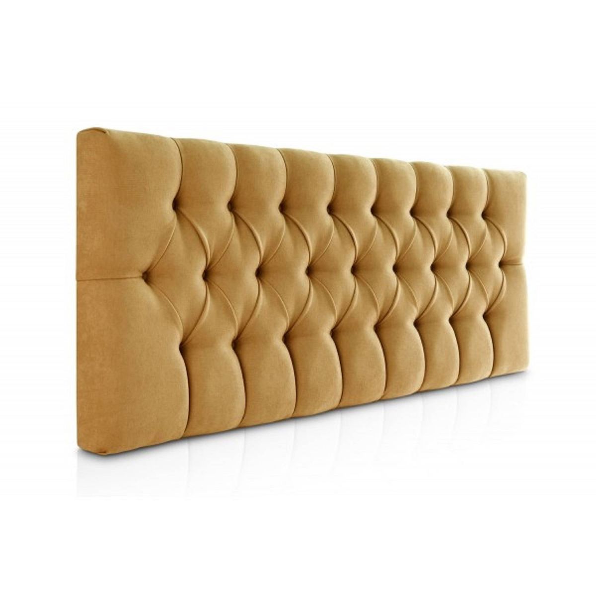 MUEBLES HVM - Respaldo Capitone Antonia HVM 2P Mostaza