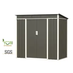 GENERICO - Bodega jardín Your Garden A2 Gris Alt 185 Anch 192 * Prof 125 Cm