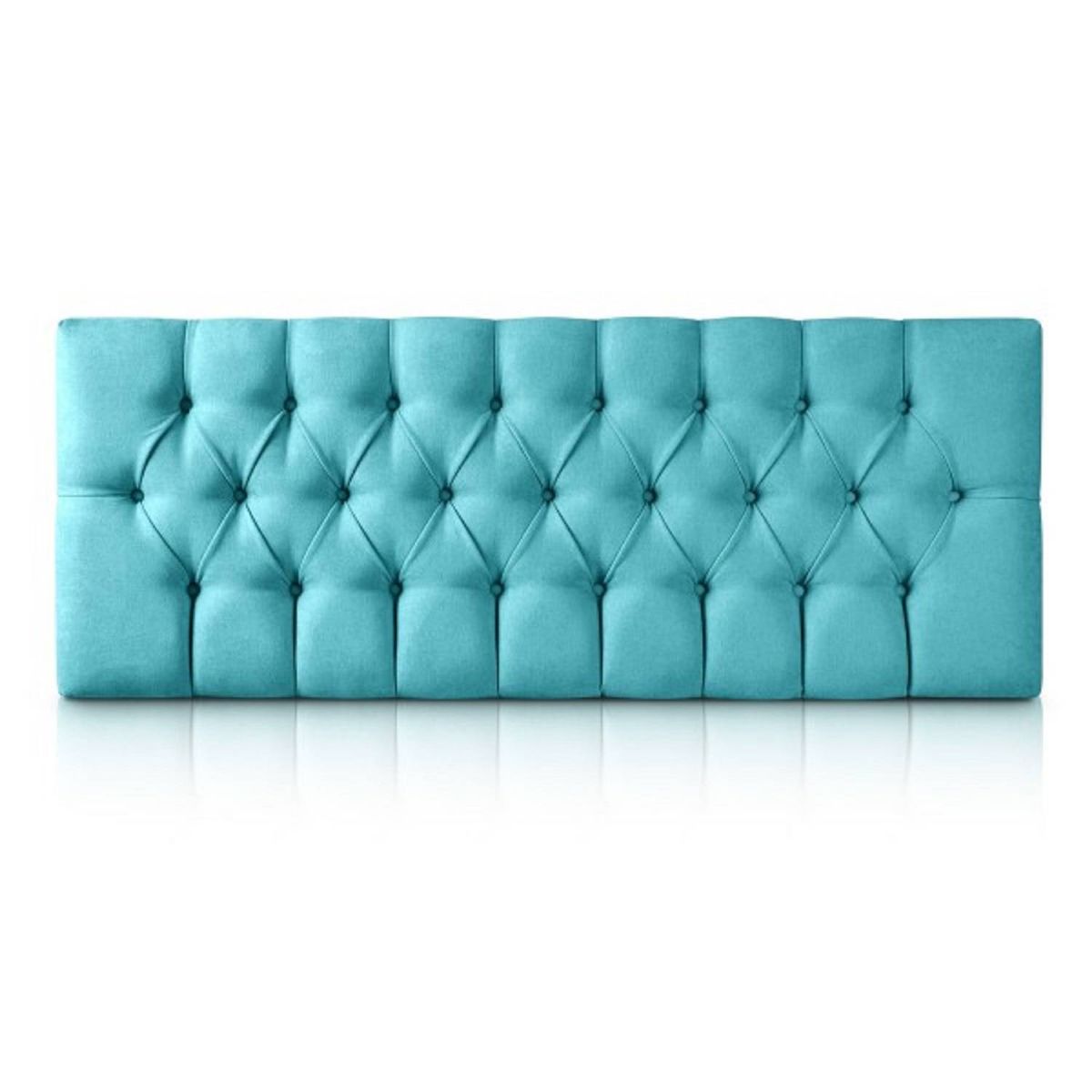 MUEBLES HVM - Respaldo Capitone Antonia HVM 2P Turquesa