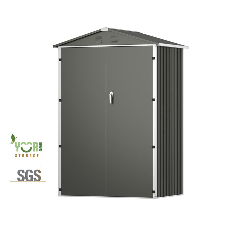 GENERICO - Bodega jardín Your Garden A3 Gris Alt 185 * Anch 125,5 * Prof 88,5 Cm