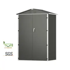 GENERICO - Bodega jardín Your Garden A3 Gris Alt 185 * Anch 125,5 * Prof 88,5 Cm