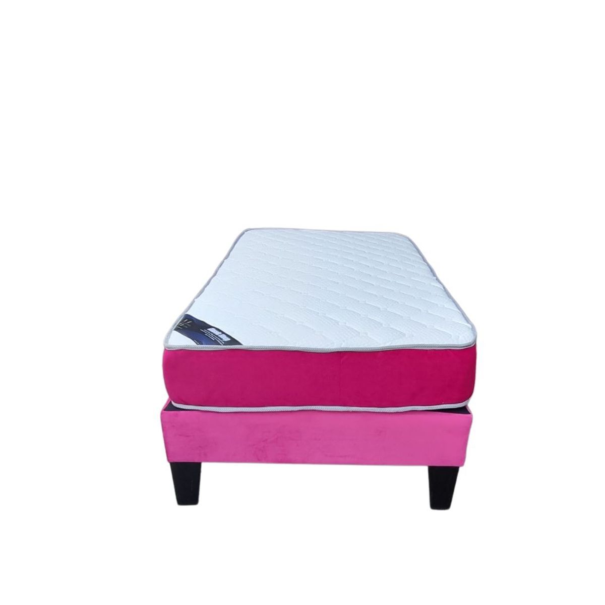 MUEBLES HVM - Cama Juvenil HVM  1 Plaza Fucsia