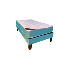 MUEBLES HVM - Cama Juvenil HVM 1.5 Plaza Turqueza