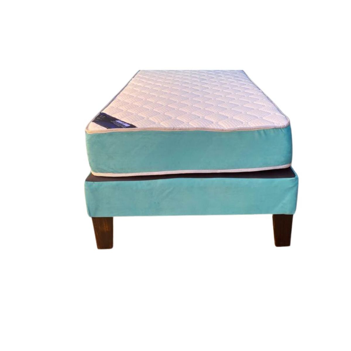 MUEBLES HVM - Cama Juvenil HVM  1.5 Plaza Turqueza