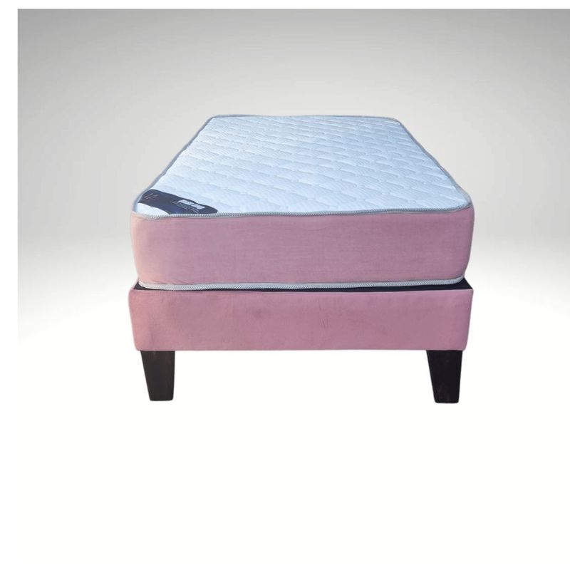 MUEBLES HVM - Cama Juvenil HVM  1.5 Plaza Palo Rosa