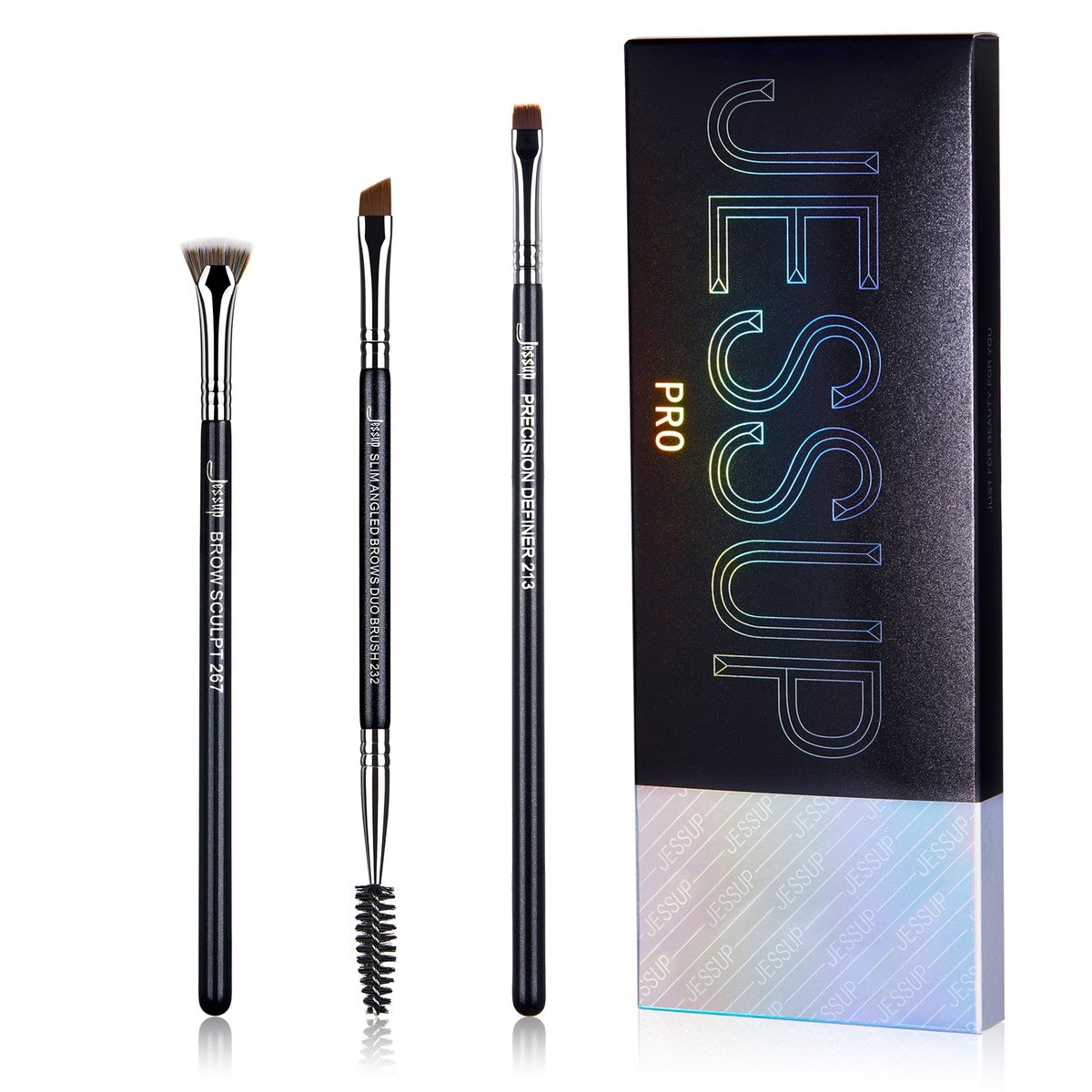 JESSUP BRUSHES - Set 3 Brochas Cejas Jessup Professional Eyebrow PRO T326