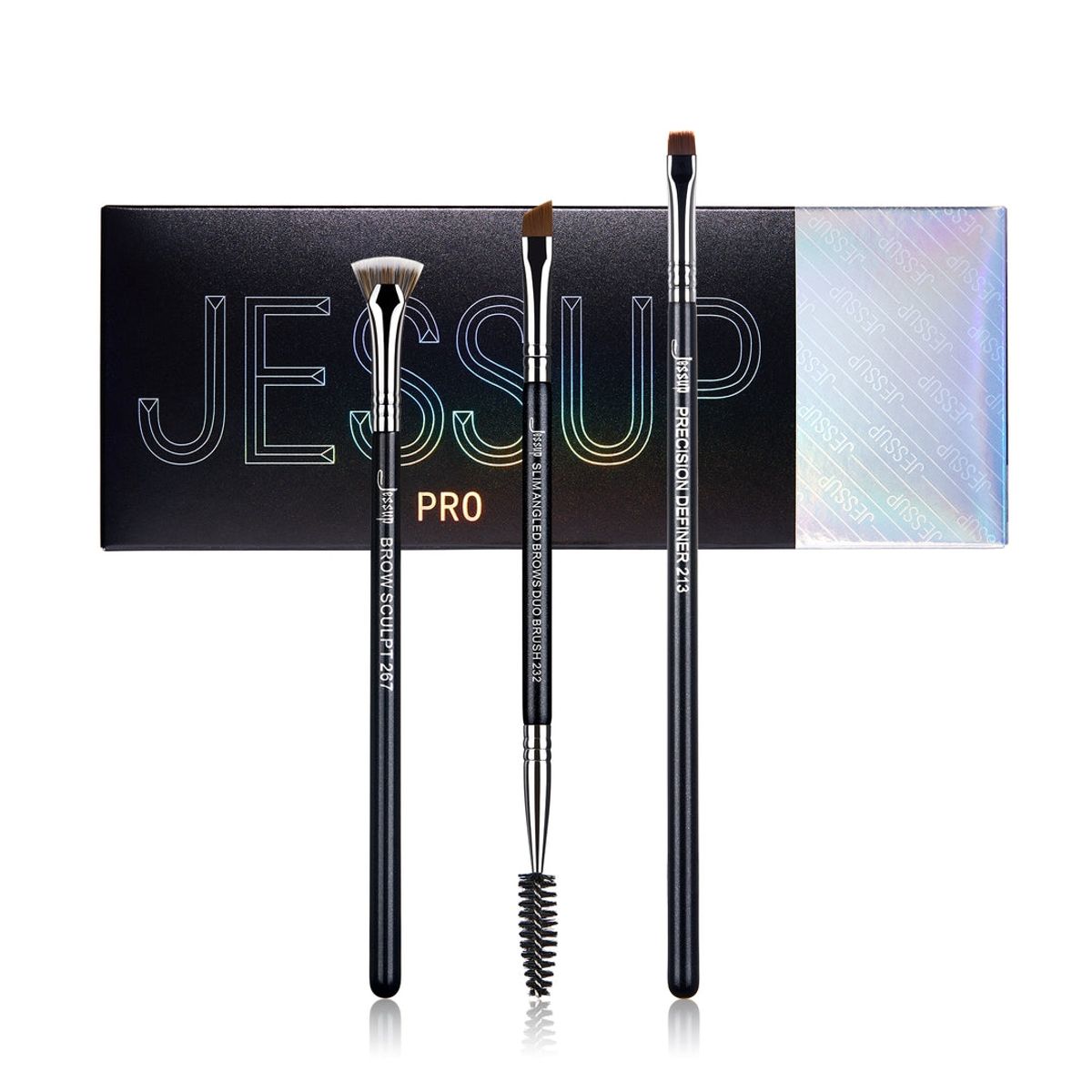 JESSUP BRUSHES - Set 3 Brochas Cejas Jessup Professional Eyebrow PRO T326