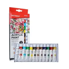 MOTARRO - Set pinturas Acrílicos 12 Colores de 12ml