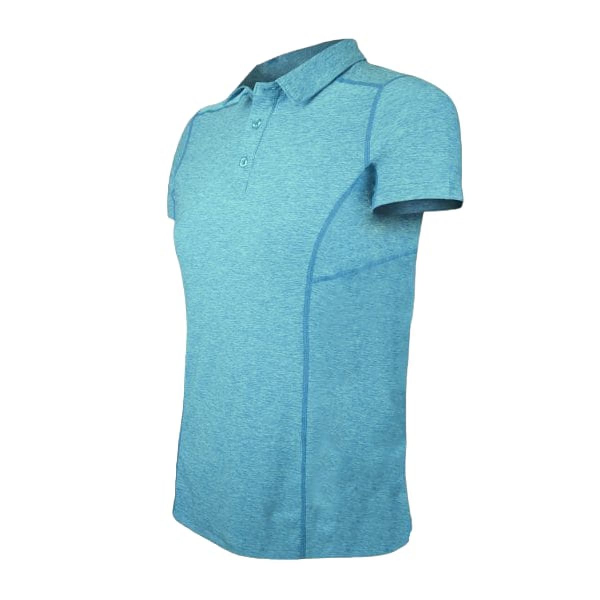 ANDESLAND OUTDOOR APPAREL - Polera Dry Fit Con Cuello Manga Corta Mujer