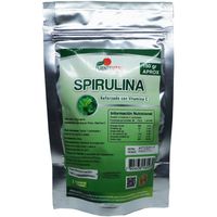 Fuente Vital Spirulina Pura En Polvo 100% Organico Con Vit C 150 Gr
