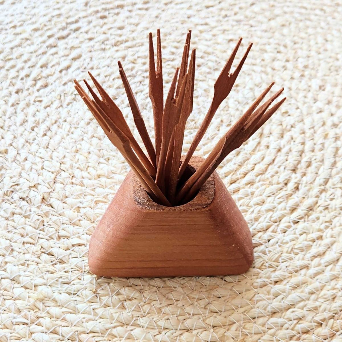 WITRALUN SOUTH AMERICA HANDMADE CRAFT - Porta 12 Pinchos Madera Raulí