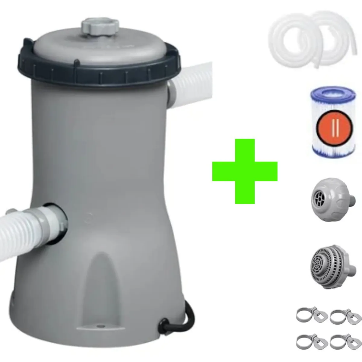 BESTWAY - Bomba Filtro Para Piscina  con Accesorios