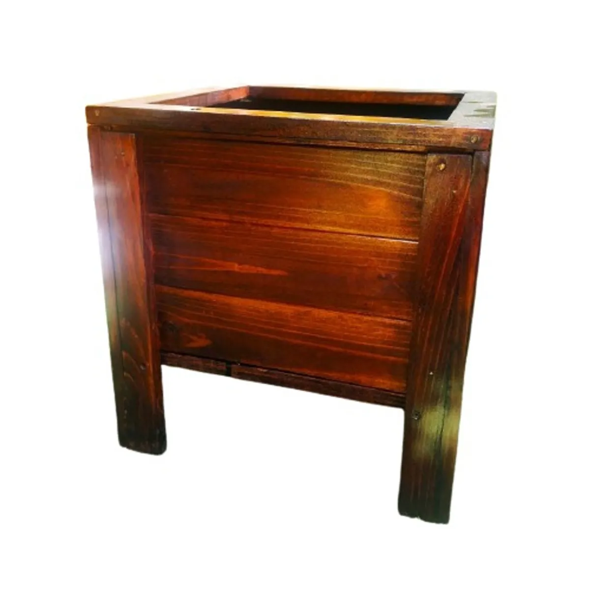 GENERICO - Macetero de Madera 40cm x 40cm x 40cm