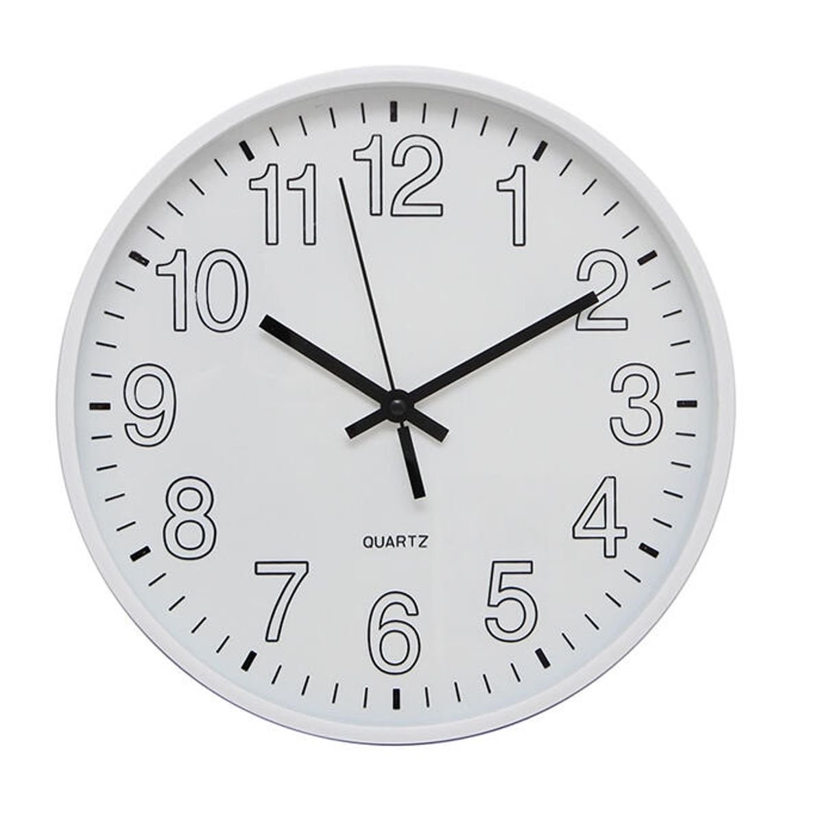 LUNA - Reloj De Pared Blanco De 30cm