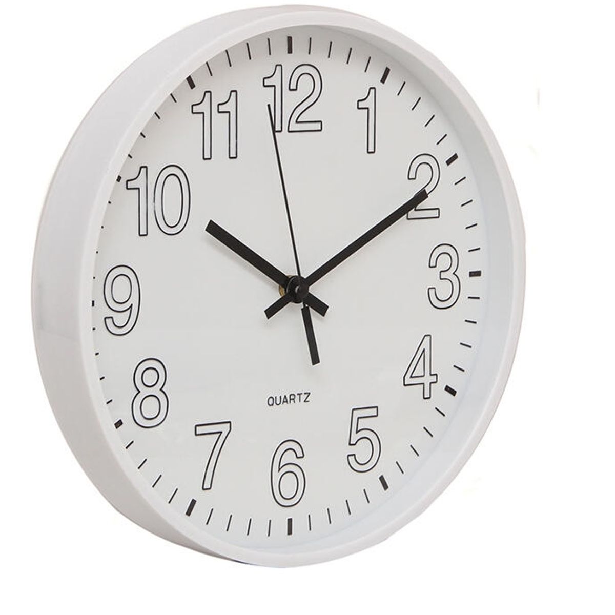 LUNA - Reloj De Pared Blanco De 30cm