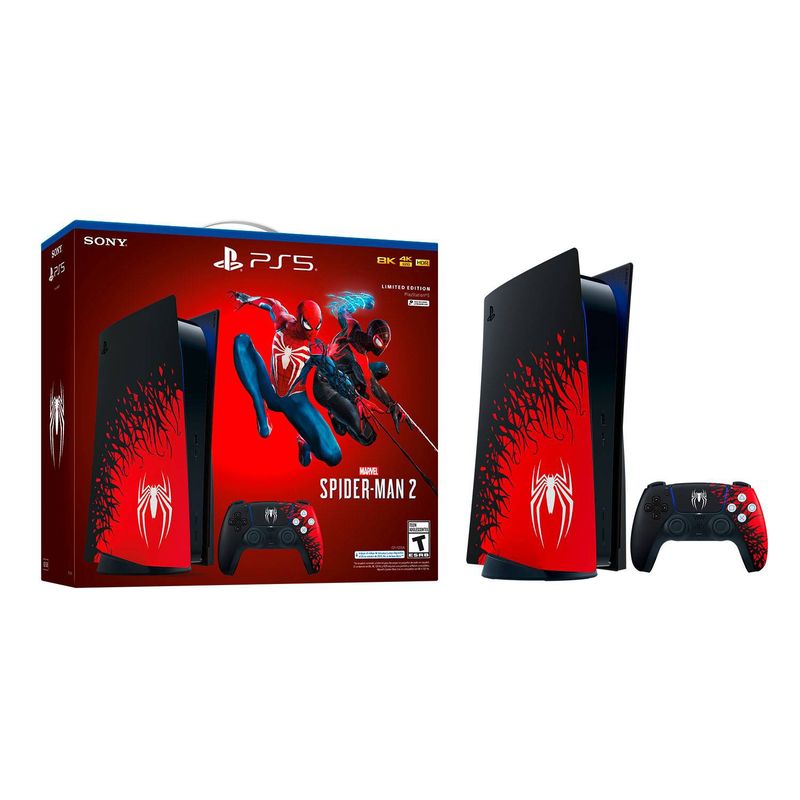 PLAYSTATION - Consola PS5 con Disco Spider-Man 2 (Edición Limitada)