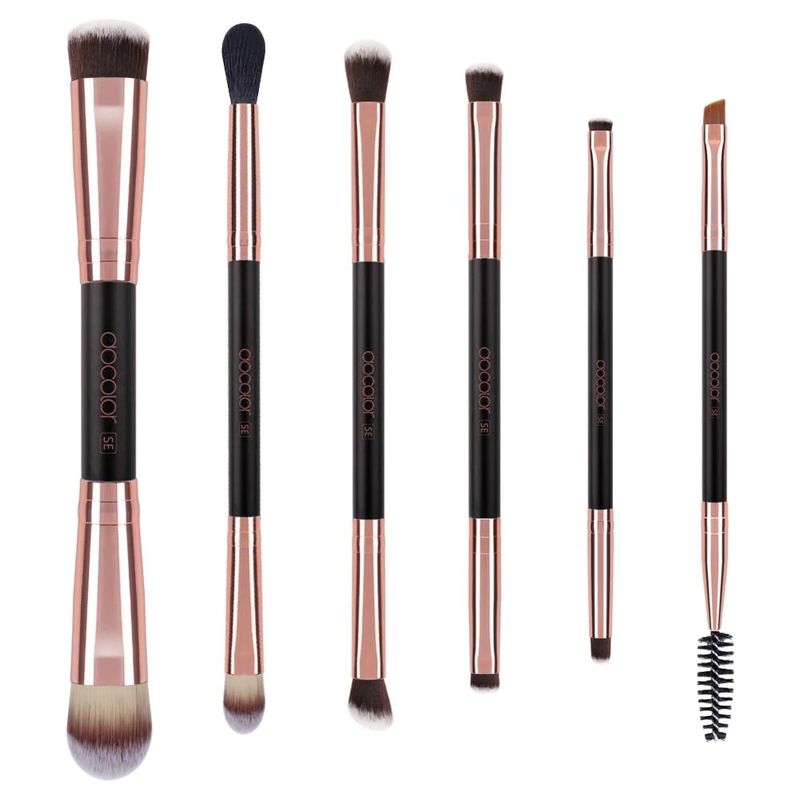 GENERICO - Set De 6 Brochas Docolor - 6pcs Double Ended Eye Makeup