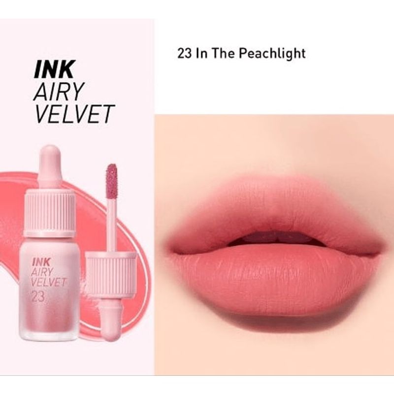 PERIPERA - PERIPERA 23 IN THE PEACHLIGHT INK AIRY VELVET PEACHES