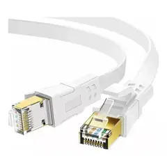 KUANGYE - Cable Red Plano Categoria 7 Cat7 Rj45 Utp Ethernet 15 Mts