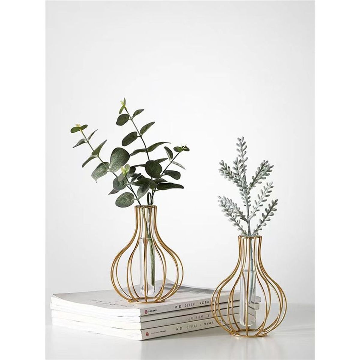 VATYERTY - 1 pieza casa Decoración de metal Florero