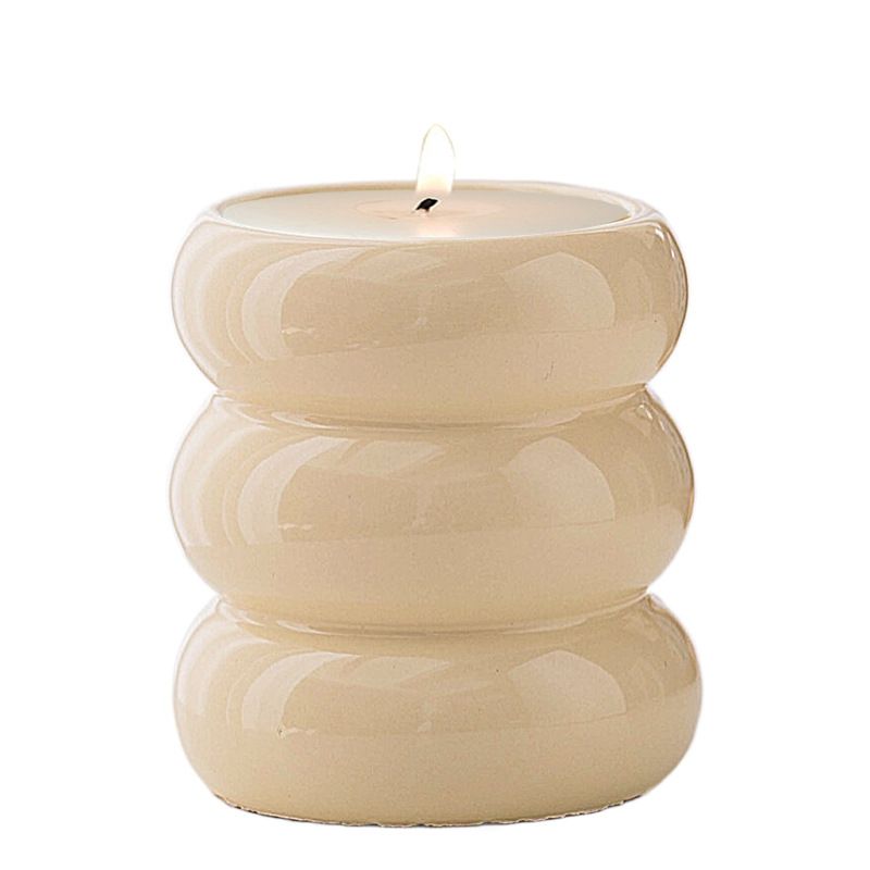 VATYERTY - Estilo nórdico dónut en forma de cerámico aromaterapia Soporte