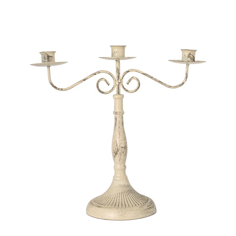 VATYERTY - soporte de vela de hierro minimalista para mesa de cena