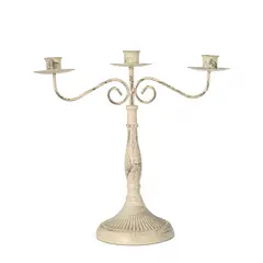 VATYERTY - Soporte de vela de hierro minimalista para mesa de cena