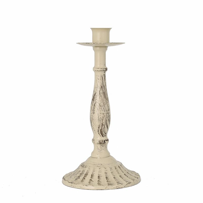 VATYERTY - Soporte de vela hierro Vela con diseño vintage para casa