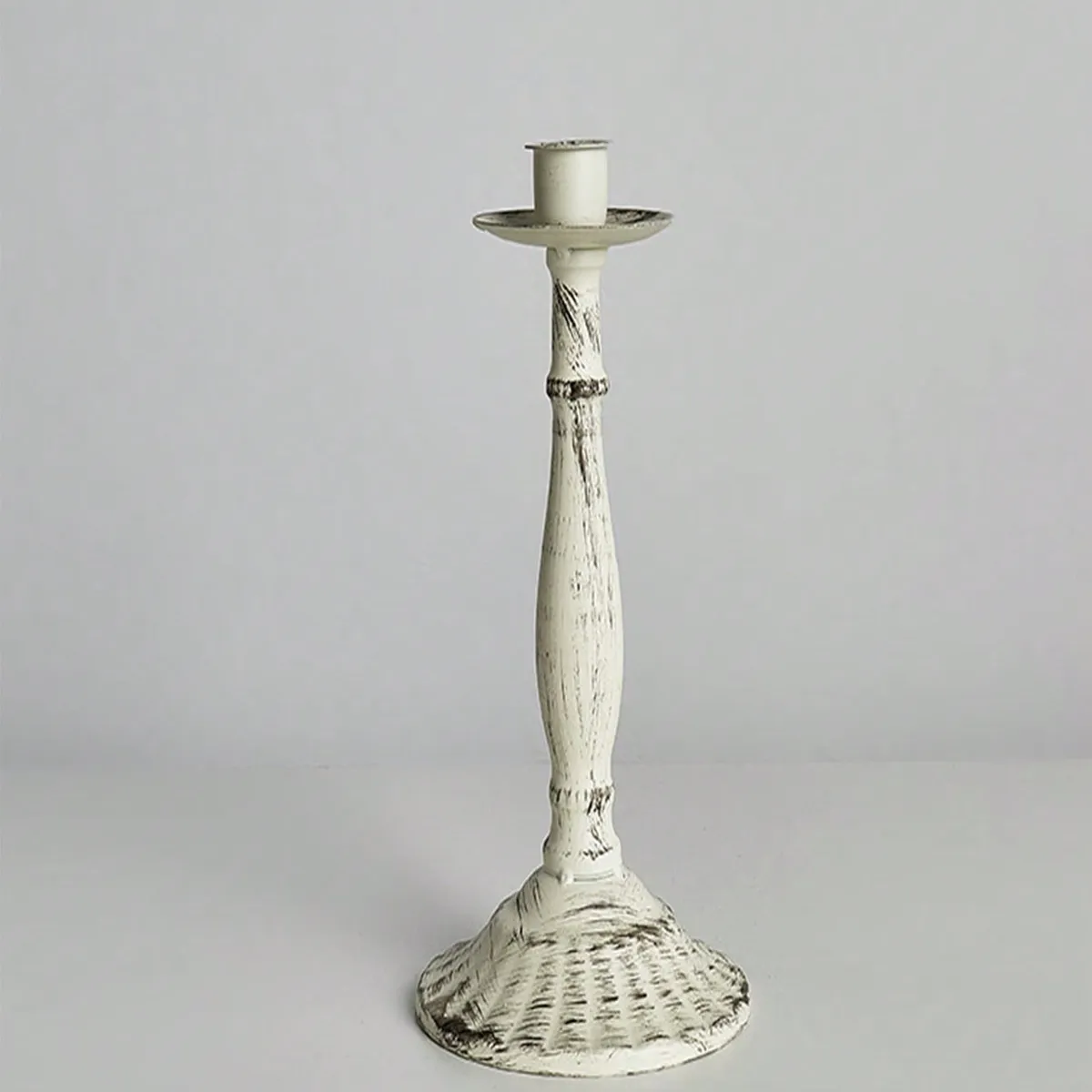 VATYERTY - Soporte de vela hierro Vela con diseño vintage para casa